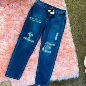 Ripped Mom Jeans
